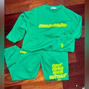 WORN ONCE. The Mayfair Group Compassion sweatset.